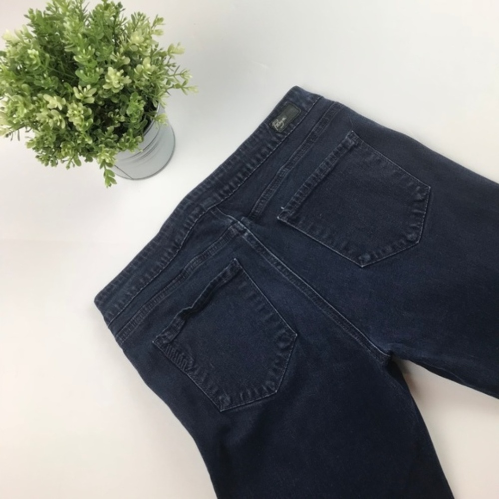 Paige Rowena Leggings Dark Wash Skinny Jeans 31 - Picture 6 of 10